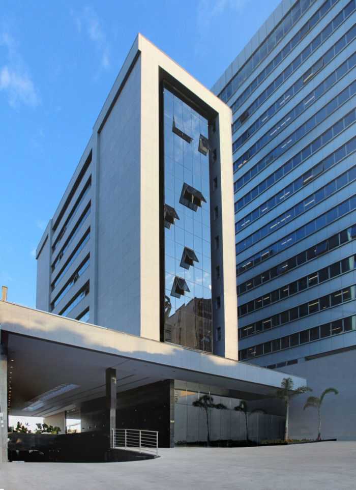 Fachada da unidade Desk Coworking Luxemburgo em Belo Horizonte