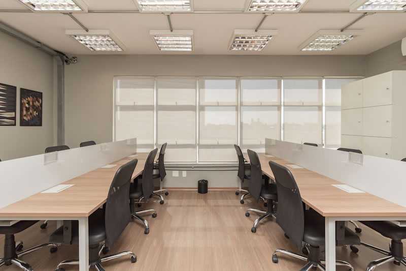 Escritório compartilhado climatizado no Desk Coworking