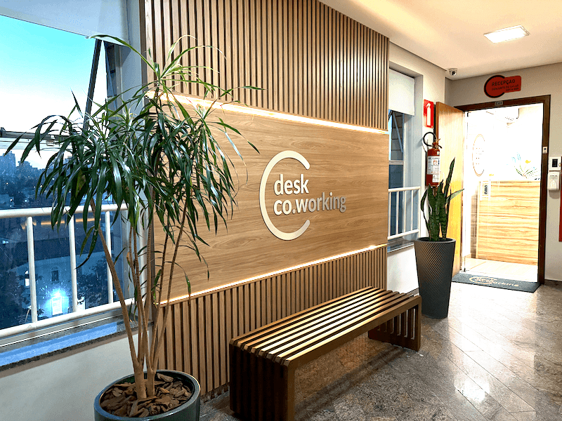 recepcao desk coworking santa efigenia