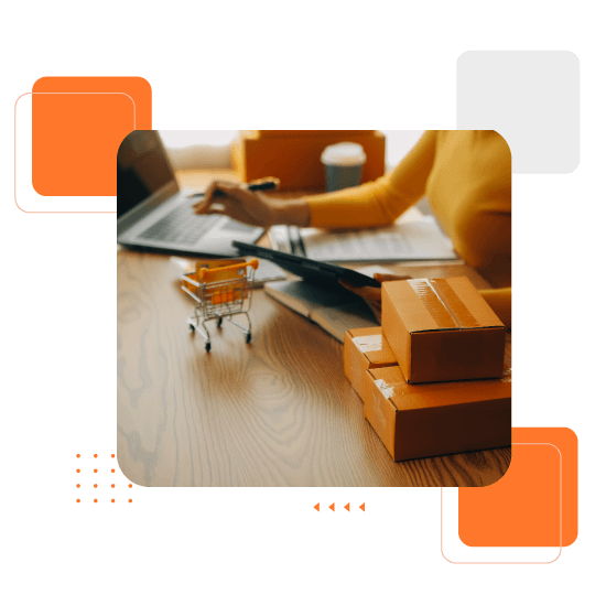 Colagem do Desk Coworking com endereço comercial para e-commerce