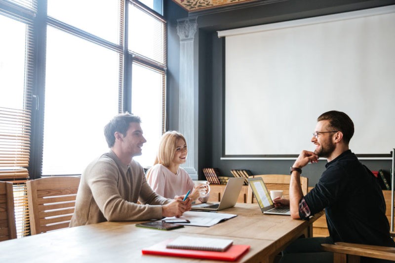 Os serviços de um coworking