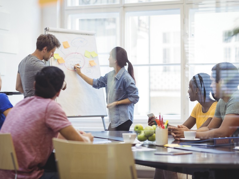 networking no espaço de coworking